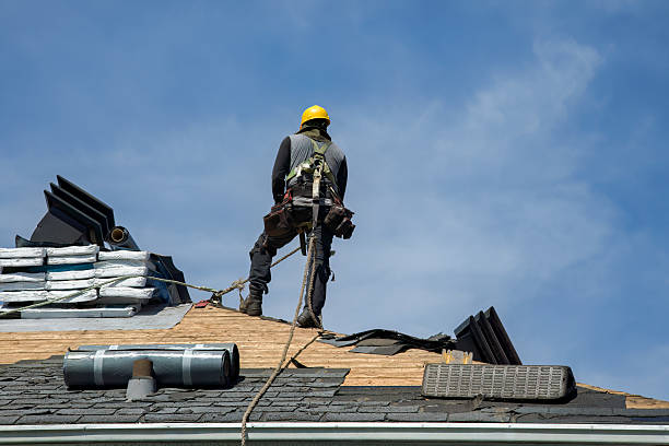 Professional Roofing technician working in Wayside, WV